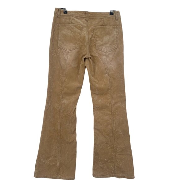 Forever 21 Corduroy Pants Acid Wash Tan Size Large - Picture 2 of 8